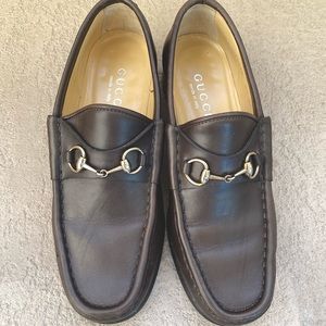 GUCCI Horsebit Loafer (Brown)
